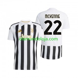 Camisola Juventus Weston McKennie 22 Homem Equipamento Primeiro 2026-2027 Manga Curta